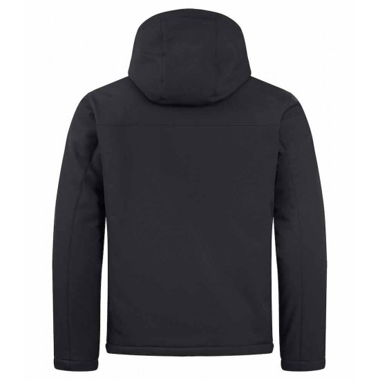 SOFTSHELL CLIQUE PADDED HOODY 020952 99 zwart 