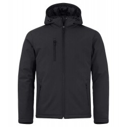 SOFTSHELL CLIQUE PADDED HOODY 020952 99 zwart 