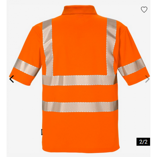 High vis poloshirt klasse 2 7406 GPHV 