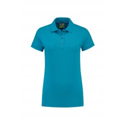 POLOSHIRT L&S POLO JERSEY FOR HER 3530 TURQUOISE