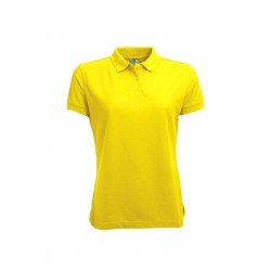 POLOSHIRT L&S BASIC PIQUE SS FOR HER 3535 YELLOW