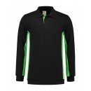 POLOSWEATER L&S WORKWEAR 4700 BLACK LIME