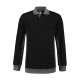 POLOSWEATER L&S WORKWEAR 4700 BLACK PEARLGREY T shirt