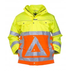 PARKA TEXOWEAR 04026004P FLORENCE FLUOR GEEL FLUOR ORANJE