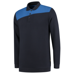 POLOSWEATER TRICORP 302004 BICOLOR NAVY MET ROYALBLUE ACCENTEN