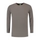 T-SHIRT L&S 1265 LONGSLEEVE CREWNECK COT ELAST LS PEARL GREY T shirt